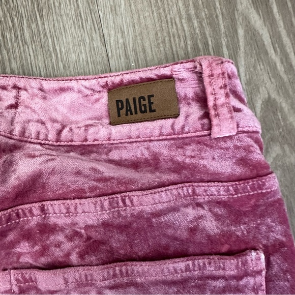 high-rise straight velvet jeans in Warm Suede - Picture 11 of 11